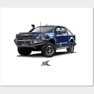 holden colorado blue Posters and Art